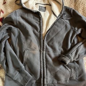 J. Crew lined full zip hoody